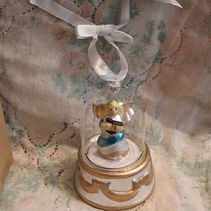 Animated Angel Music Box Ornament